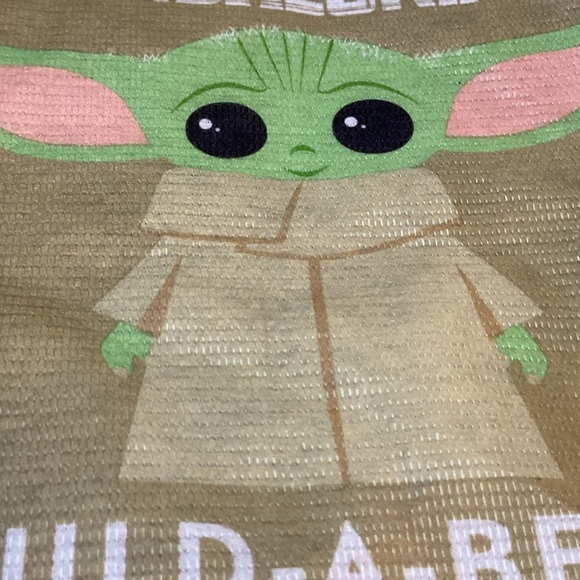 Build-A-Bear Star Wars Mandalorian Kids Drawstring Bag - Green - Picture 5 of 7